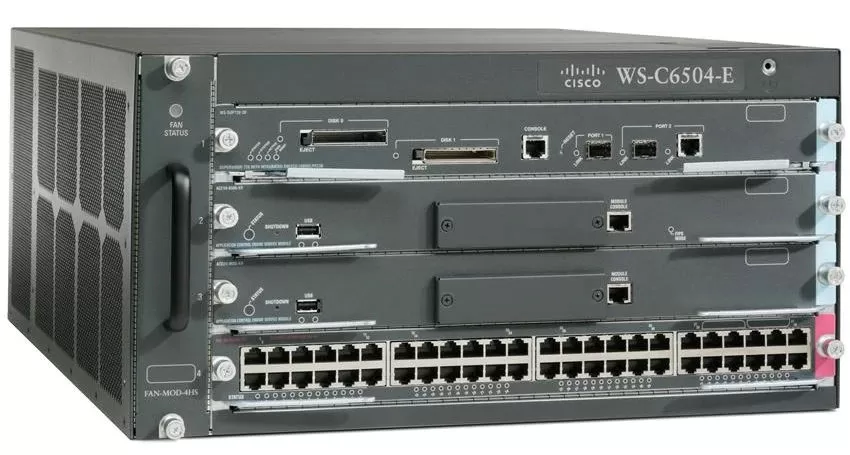 Cisco WS-C6504-E スイッチデータシート Cisco Catalyst 6500 Series Switch, WS-C6504-E: Original New